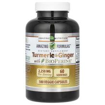 Turmeric & Ginger with BioPerine 750 mg Экстракт корня