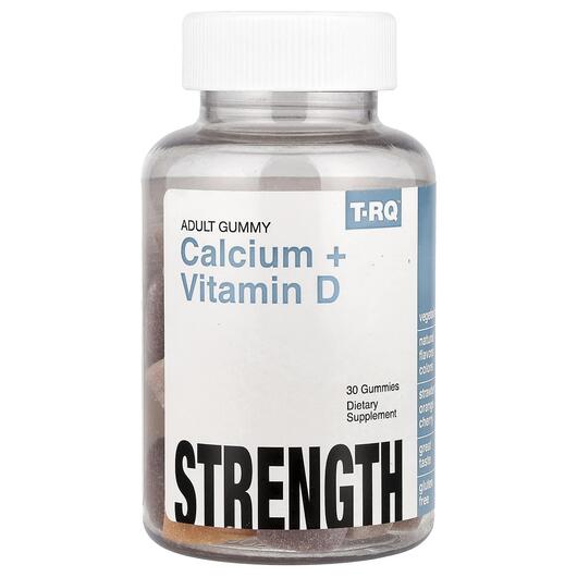 Основное фото товара T-RQ, Кальций с D3, Calcium + D Strength, 30 конфет