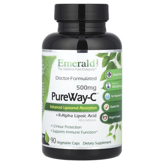Основное фото товара R-Липоевая кислота, PureWay-C + R-Alpha Lipoic 250 mg, 90 капсул