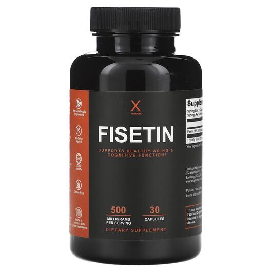 Основное фото товара HumanX, Физетин, Fisetin 500 mg, 30 капсул