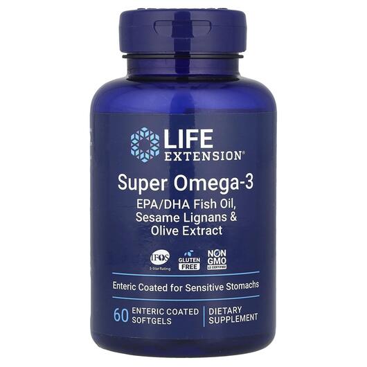 Основное фото товара Рыбий жир Омега-3, Omega Foundations Super Omega-3, 60 капсул