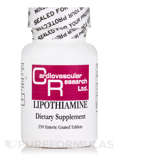 Основное фото товара Ecological Formulas, Поддержка мозга, Lipothiamine, 250 таблеток