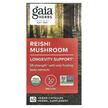 Фото товара Gaia Herbs, Гриб Рейши, Reishi Mushroom, 40 капсул