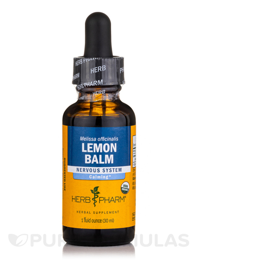 Основное фото товара Herb Pharm, Мелисса, Lemon Balm, 30 мл