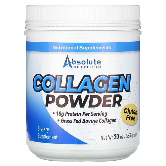 Основное фото товара Absolute Nutrition, Коллаген, Collagen Powder, 563 grams