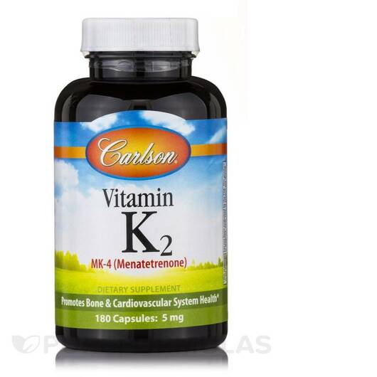 Основное фото товара Витамин K2, Vitamin K2 as MK-4 Menatetrenone 5 mg, 180 капсул