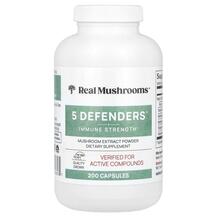Гриби 5 Defenders Mushroom Real Mushrooms 200 капсул Гриби 5 Defenders Mushroom Real Mushrooms 200 капсул