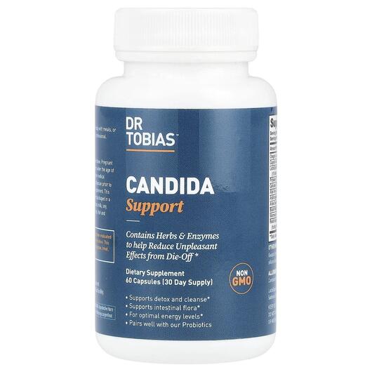 Основное фото товара Dr Tobias, Поддержка Кандиды, Candida Support, 60 капсул