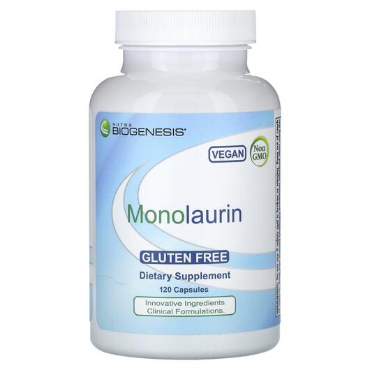 Основное фото товара Nutra BioGenesis, Монолаурин, Monolaurin, 120 капсул