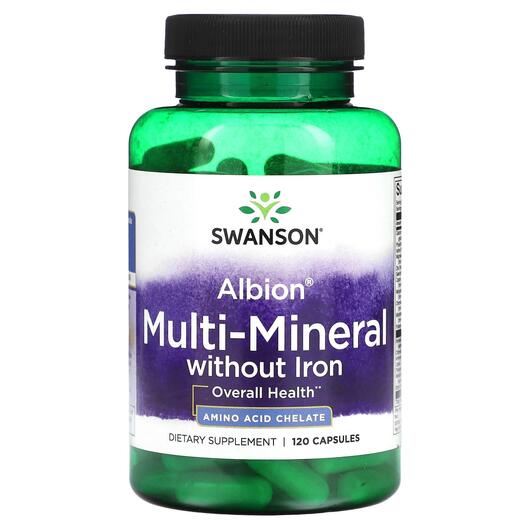 Основное фото товара Мультивитамины, Albion Multi-Mineral without Iron, 120 капсул
