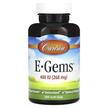 Carlson, Витамин E Токоферолы, E-Gems 400 IU 268 mg, 200 капсул