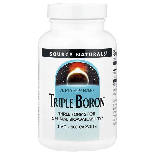 Основное фото товара Тройной бор 3 мг, Triple Boron 3 mg 200, 200 капсул