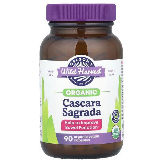 Основное фото товара Каскара, Organic Cascara Sagrada, 90 капсул