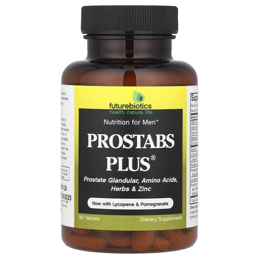 Основное фото товара Future Biotics, Поддержка простаты, Prostabs Plus, 90 таблетки