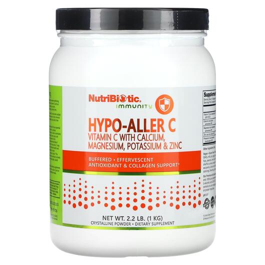 Основное фото товара Immunity Hypo-Aller C Vitamin C with Calcium Magnesium, Кальций, 