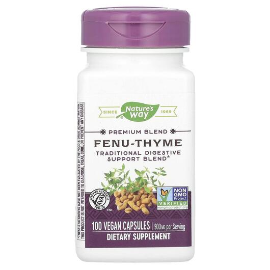 Основное фото товара Nature's Way, Пажитник, Fenu-Thyme 450 mg, 100 капсул