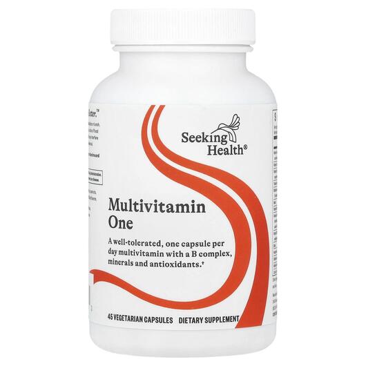Основное фото товара Seeking Health, Мультивитамины, Multivitamin One, 45 капсул