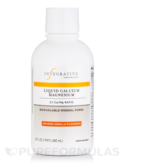 Основное фото товара Liquid Calcium Magnesium 2:1 Orange-Vanilla, Кальций Магний, 480 