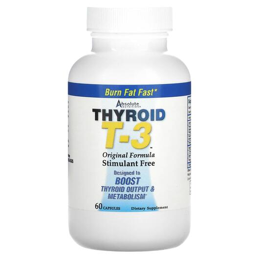 Основное фото товара Thyroid T-3 Original Formula 2 Bottles, Поддержка щитовидной, 60 