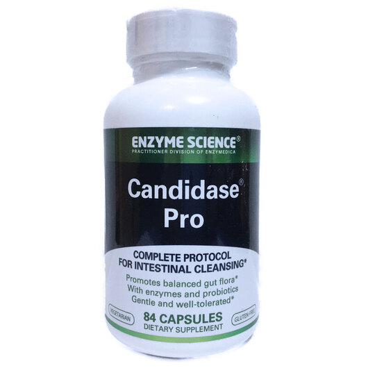 Основное фото товара Enzyme Science, Поддержка Кандиды, Candidase Pro, 84 капсул