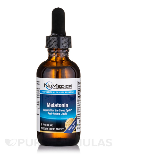 Основное фото товара NuMedica, Мелатонин, Melatonin Liquid Natural Lemon Flavor, 60 мл