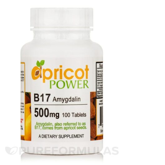 Основное фото товара Витамин B17 Амигдалин, B17 Amygdalin 500 mg, 100 таблеток