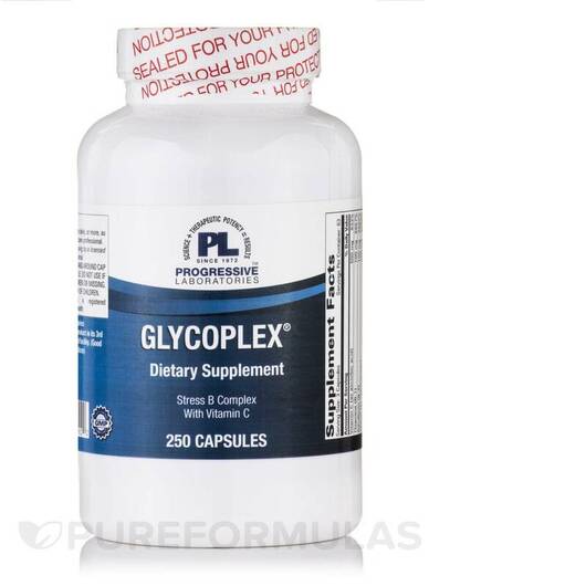 Основное фото товара Progressive Labs, B-комплекс, Glyco-Plex, 250 капсул