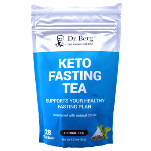 Основное фото товара Dr. Berg, Кето чай, Keto Fasting Tea Sweetened, 63 г