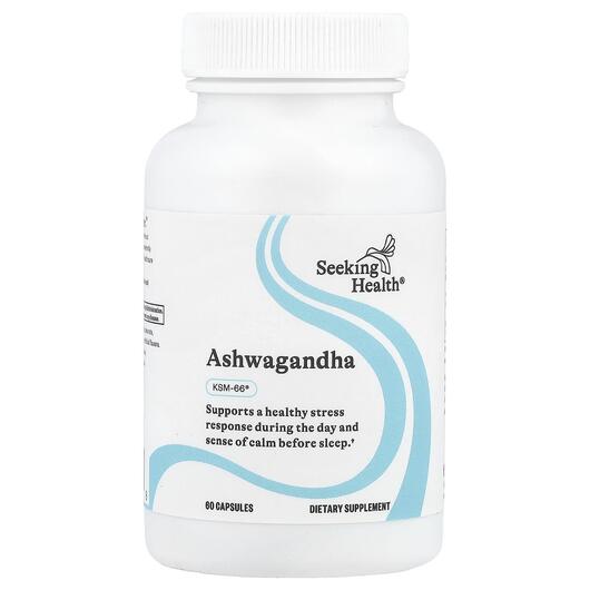 Основное фото товара Seeking Health, Ашваганда, Ashwagandha Extract 467 mg, 60 капсул