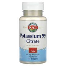 Калій Potassium 99 Citrate 99 mg KAL 100 таблеток