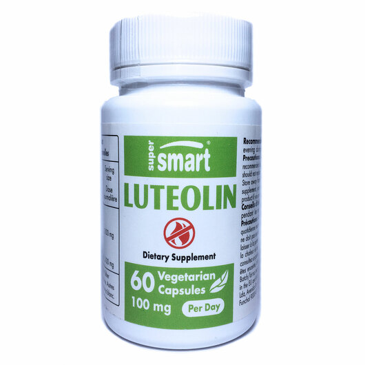 Основное фото товара Supersmart, Лютеолин 100 мг, Luteolin 100 mg, 60 капсул