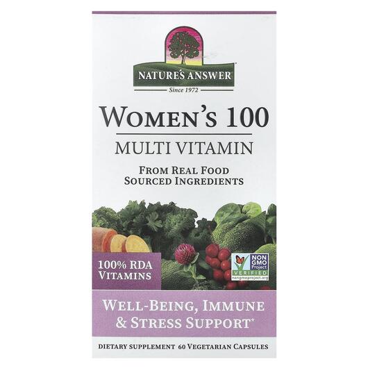 Основное фото товара Витамины для женщин, Women's 100 Multivitamin, 60 капсул