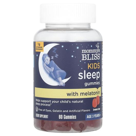 Основное фото товара Kids Sleep Gummies + Melatonin Kids 3 Years, Мелатонин, 60 таблет