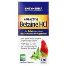 Бетаїн HCI Betaine HCI Enzymedica 120 капсул