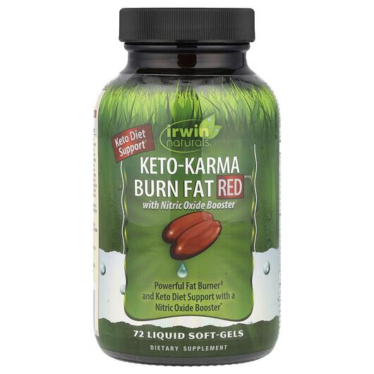 Основное фото товара Irwin Naturals, Кето-Карма, Keto-Karma Burn Fat, 72 капсулы