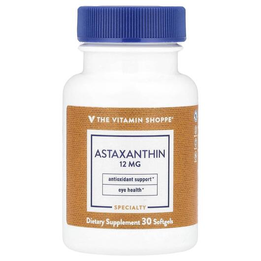 Основное фото товара TheVitaminShoppe, Астаксантин, Astaxanthin, 30 капсул