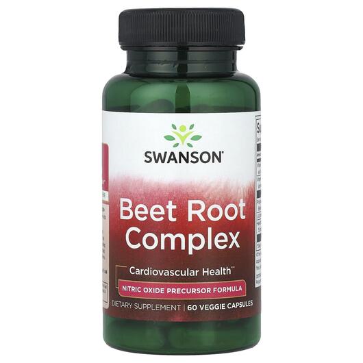 Основное фото товара Swanson, Красная свекла, Beet Root Complex, 60 капсул