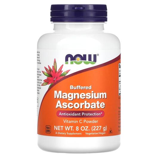 Основное фото товара NOW, Аскорбат магния, Magnesium Ascorbate, 227 г