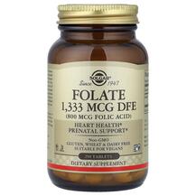 Folate 800 mcg Фолат 800 мкг Solgar 250 таблеток