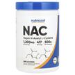 Nutricost, N-ацетилцистеин, NAC Unflavored, 500 г