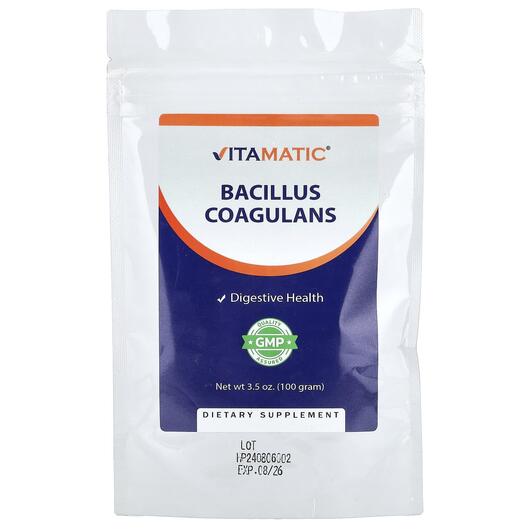 Основне фото товара Vitamatic, Bacillus Coagulans, Лактобактерії, 100 г