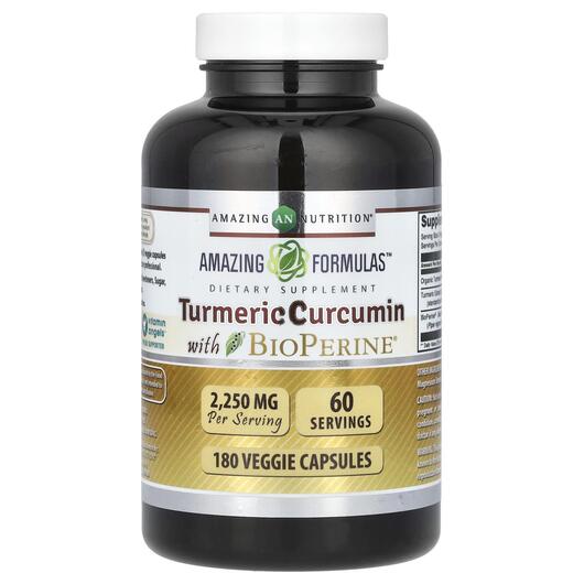 Основное фото товара Turmeric Curcumin with BioPerine, Экстракт корня куркумы, 180 кап