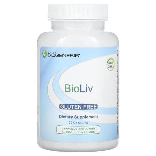 Основное фото товара Nutra BioGenesis, Поддержка печени, BioLiv, 90 капсул