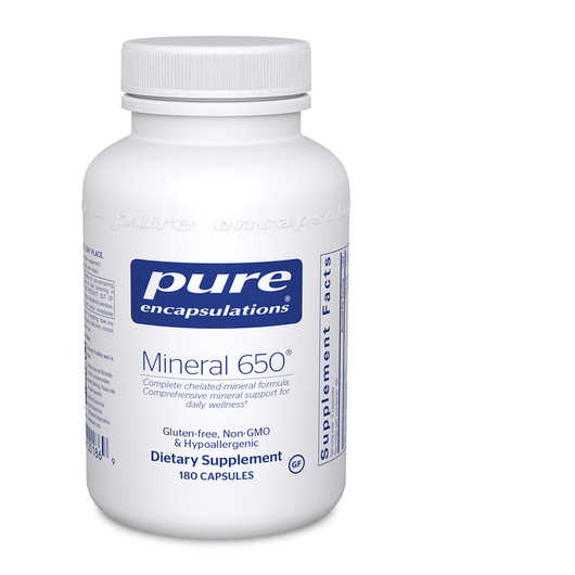 Основное фото товара Pure Encapsulations, Минеральные добавки, Mineral 650, 180 капсул