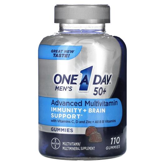 Основное фото товара Мультивитамины, Men's 50+ Advanced Multivitamin, 110 таблето