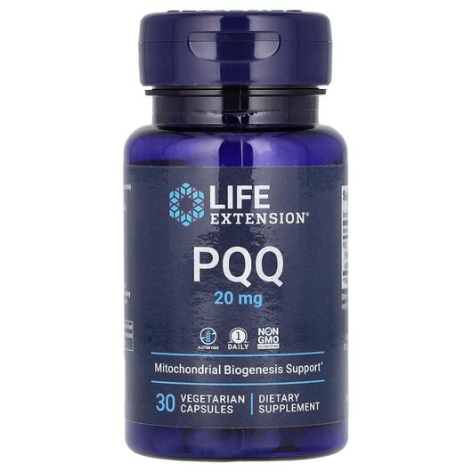 Основное фото товара Life Extension, Пирролохинолинхинон 20 мг, PQQ 20 mg, 30 капсул