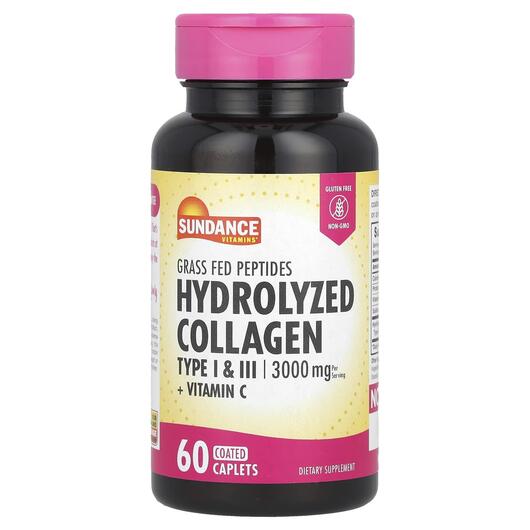 Основное фото товара Hydrolyzed Collagen Type I & III + Vitamin C, Коллаген, 60 та