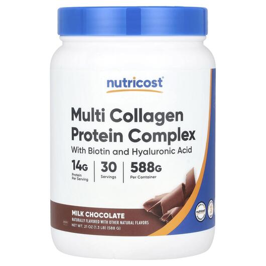 Основное фото товара Коллаген, Multi Collagen Protein Complex Milk Chocolate, 588 г