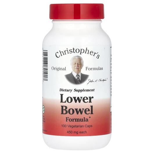 Основное фото товара Формула для кишечника 450 мг, Lower Bowel Formula, 100 капсул