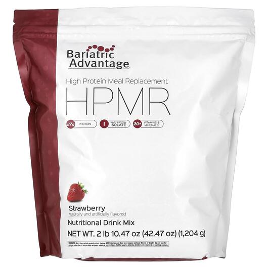 Основное фото товара HPMR High Protein Meal Replacement Strawberry, Заменитель еды, 12